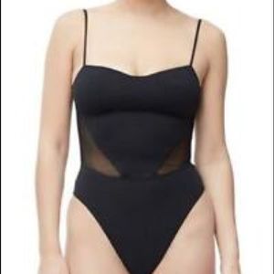 NWOT Good American black bodysuit